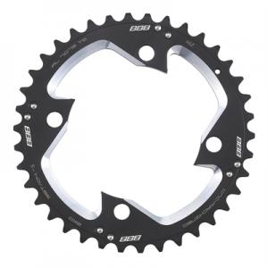 BCR-45S Kettingblad MTBGear Comp. 2x10sp Shim XT 38T/104mm Antraciet