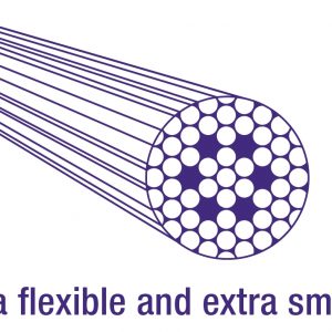 Elvedes schakel binnenk 2250mm RVS N-nippel 6472RVS-49-SLICK